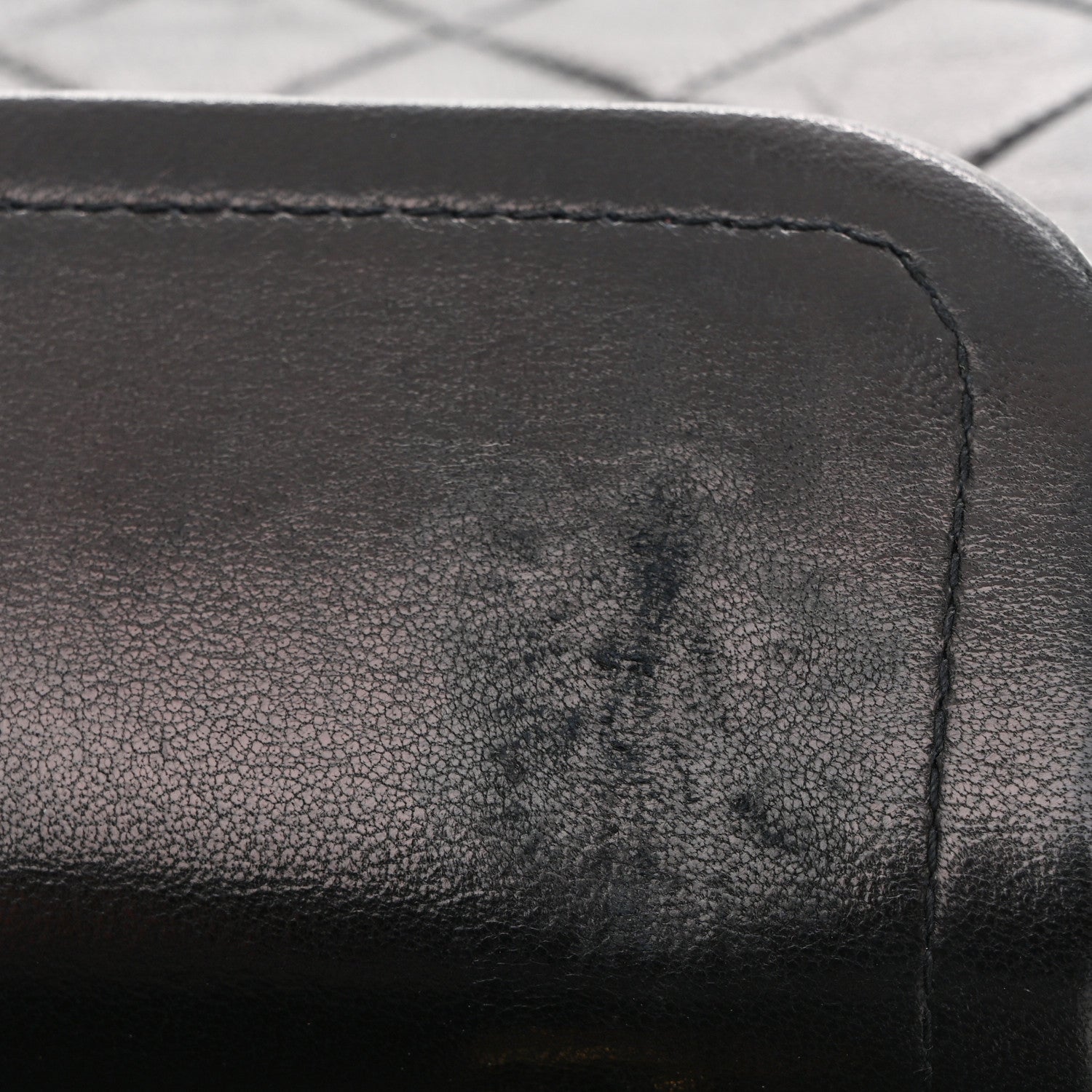 Lambskin Quilted Small Double Flap Black