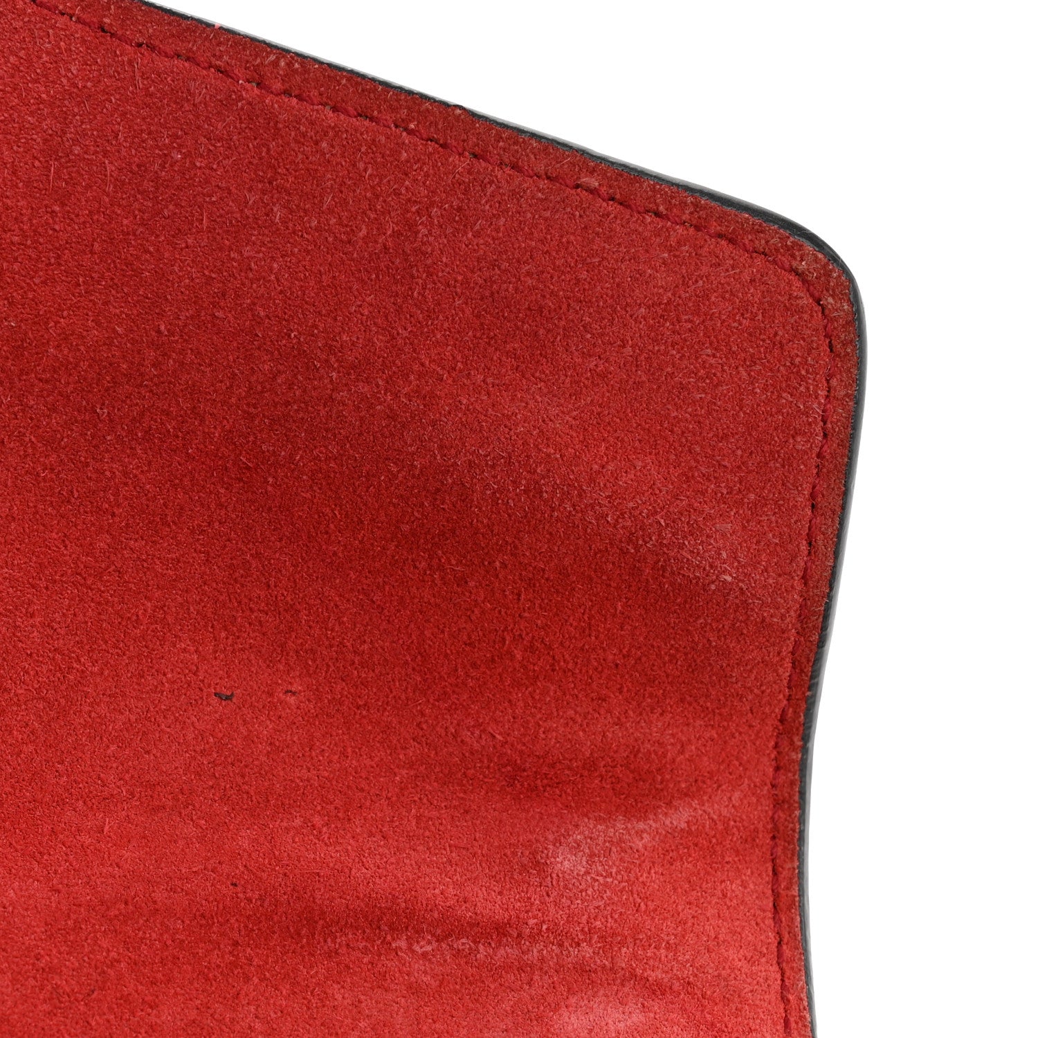 GG Supreme Monogram Suede Mini Dionysus Shoulder Bag Beige Ebony Vulcanic Red