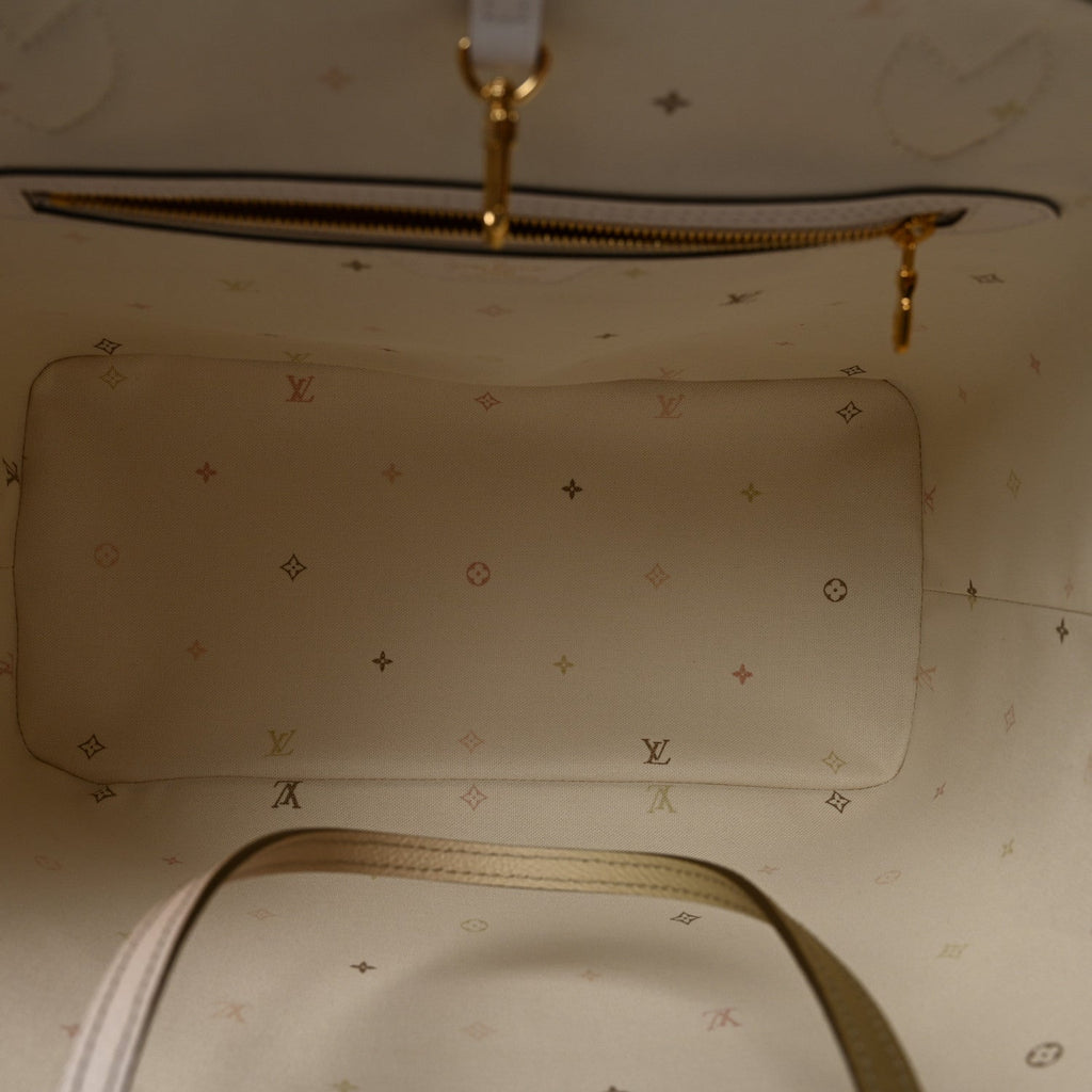 Monogram Giant Spring In The City Neverfull MM Sunset Kaki