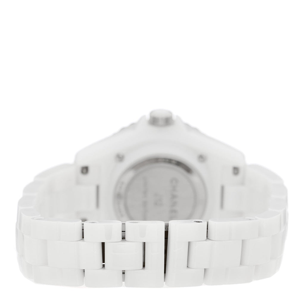 Stainless Steel Ceramic 33mm J12 Wanted de Chanel Limited Edition Automatic Watch White