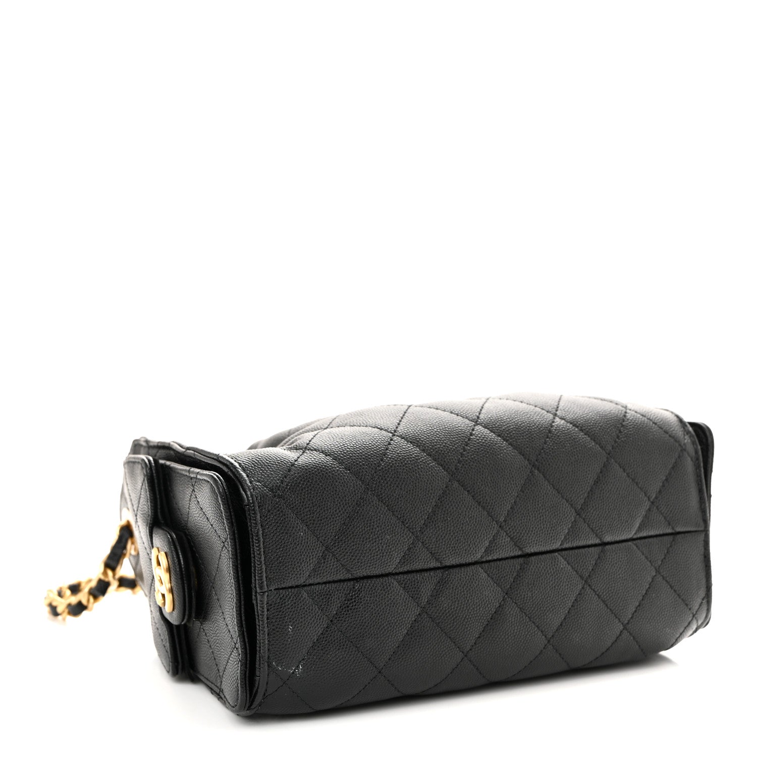 Caviar Quilted Mini Chanel 25 Handbag Black