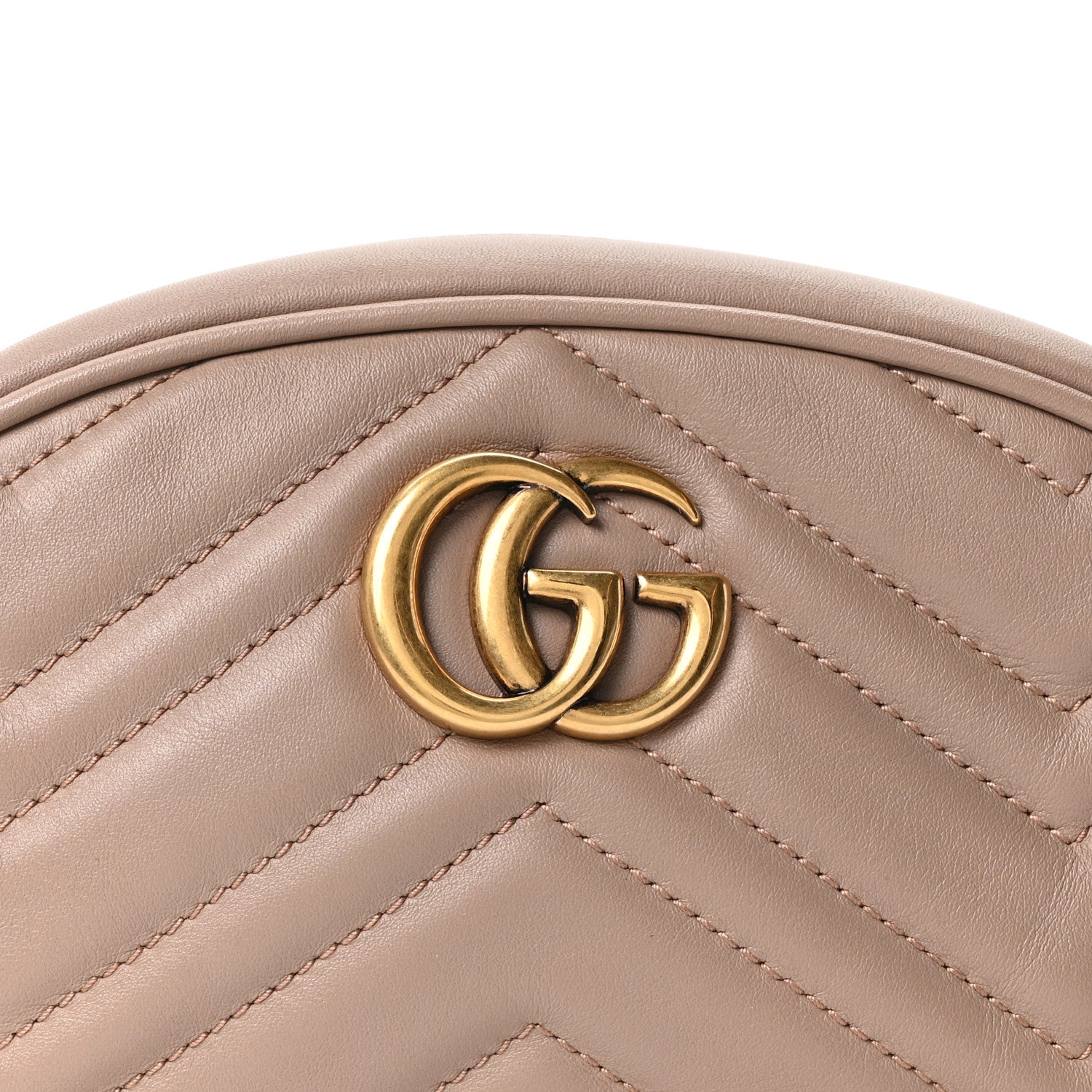 Calfskin Matelasse GG Marmont Belt Bag 85 34 Porcelain Rose