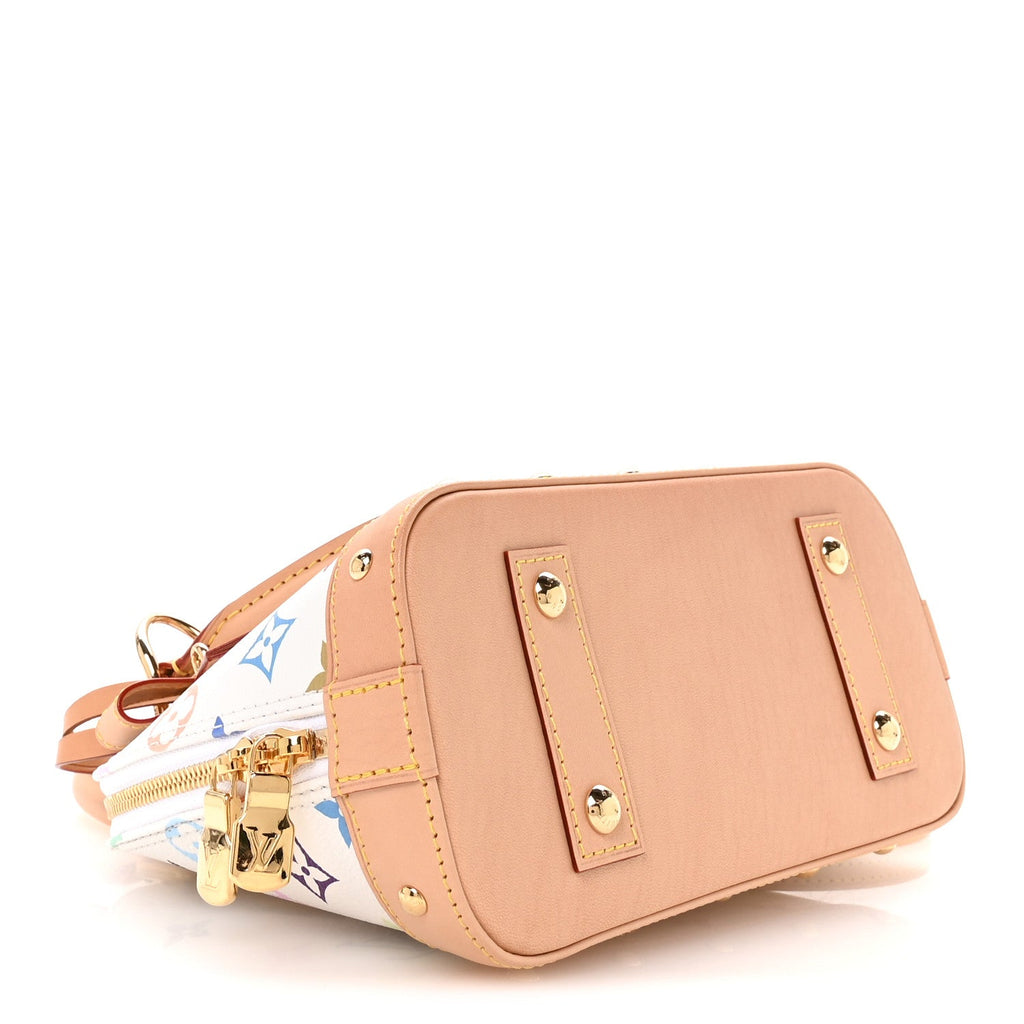 LV x TM Monogram Multicolor Alma BB White