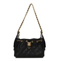 Caviar Quilted Mini Chanel 25 Handbag Black