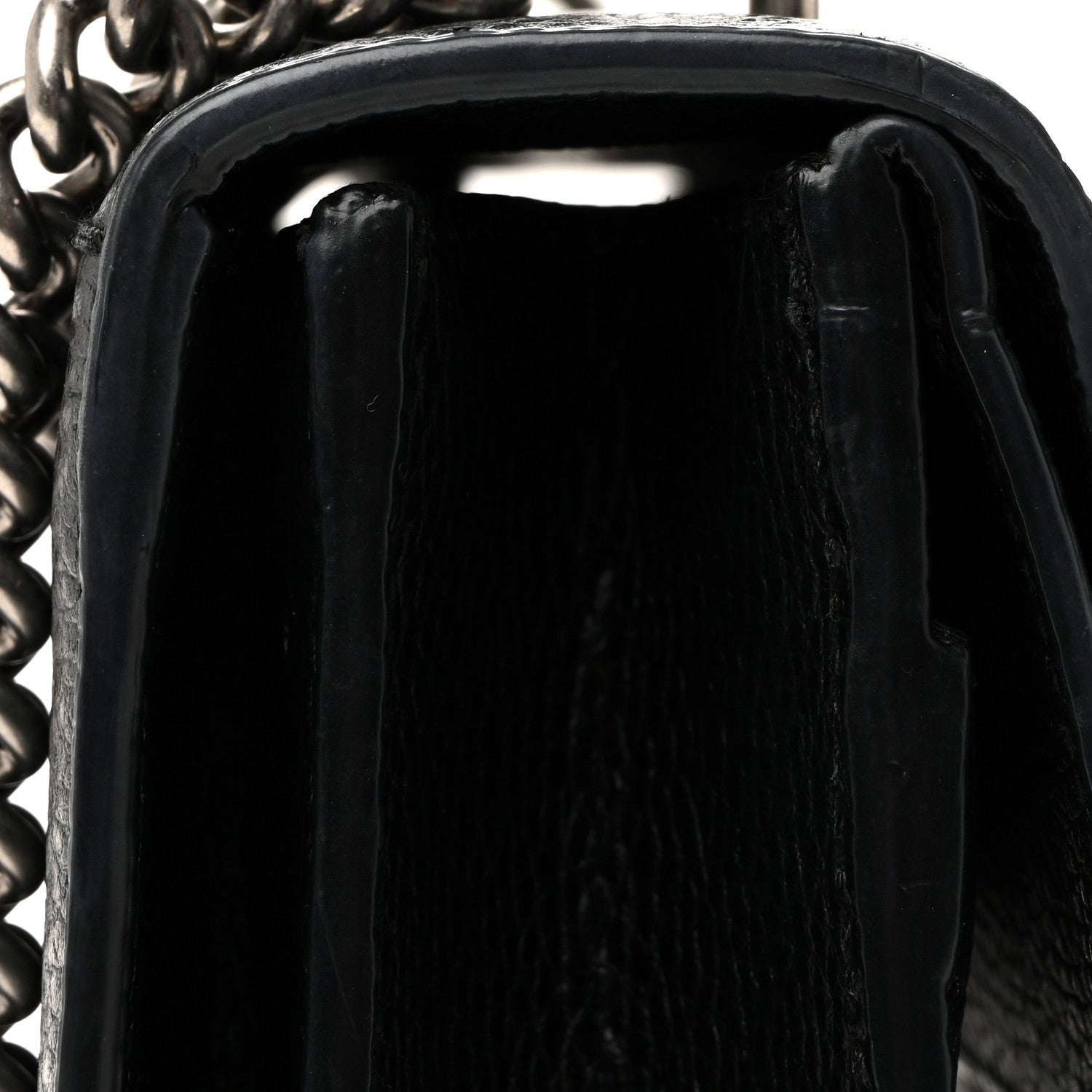 Pebbled Calfskin Small Dionysus Shoulder Bag Black