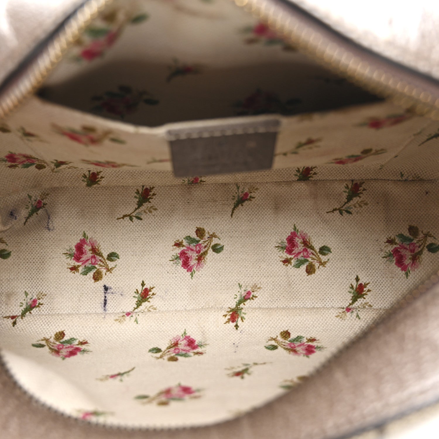 GG Supreme Monogram Web Neo Vintage Shoulder Bag Beige New Acero Crop