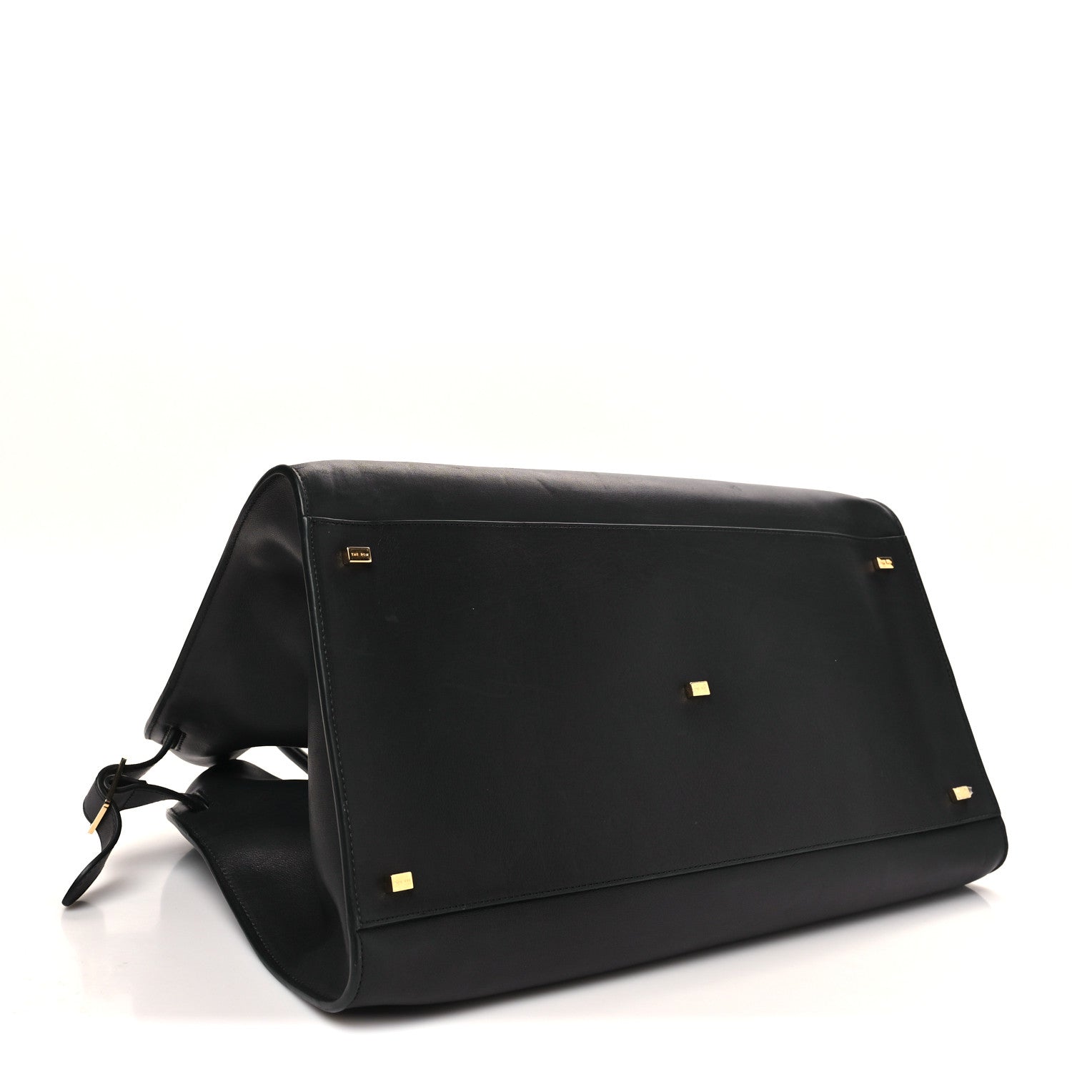 Polished Saddle Calfskin Soft Margaux 17 Black