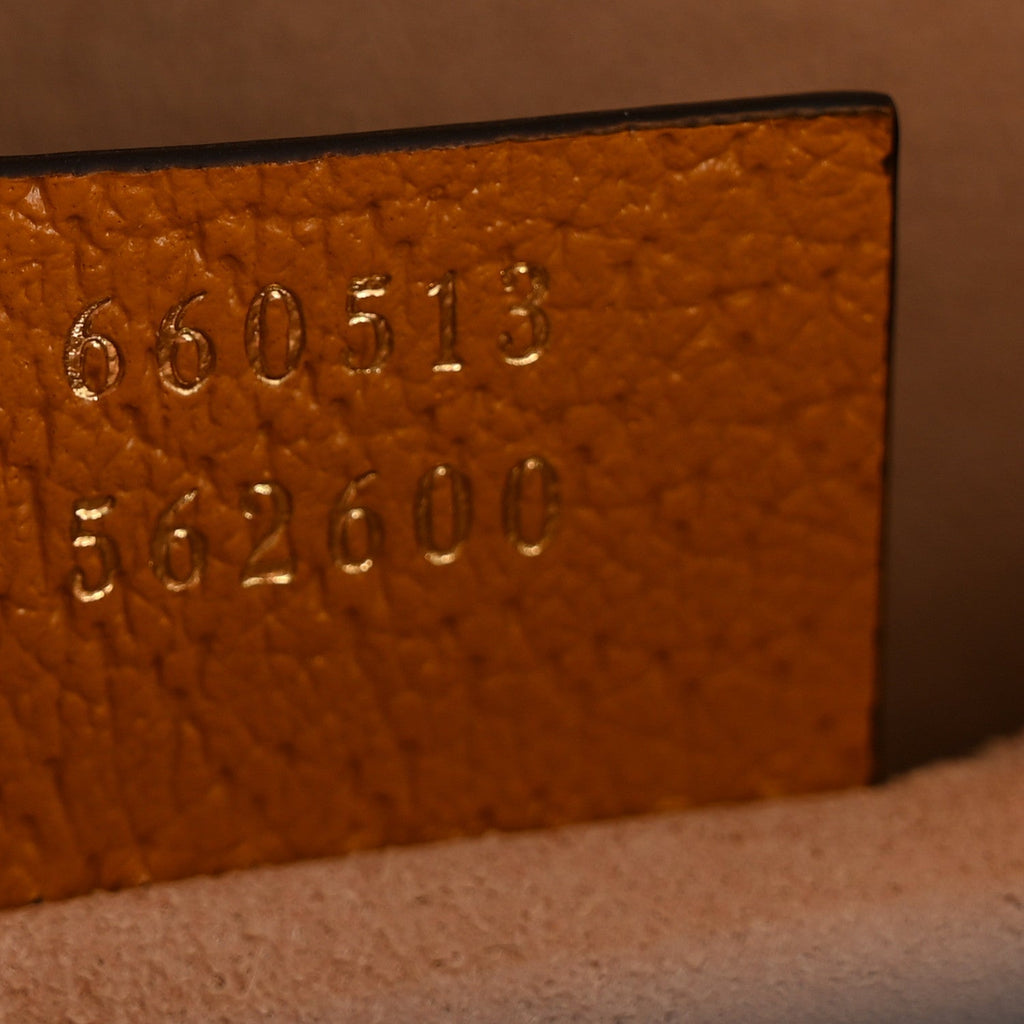 X KAI GG Supreme Monogram Toiletry Case Beige Vintage Sun Oil