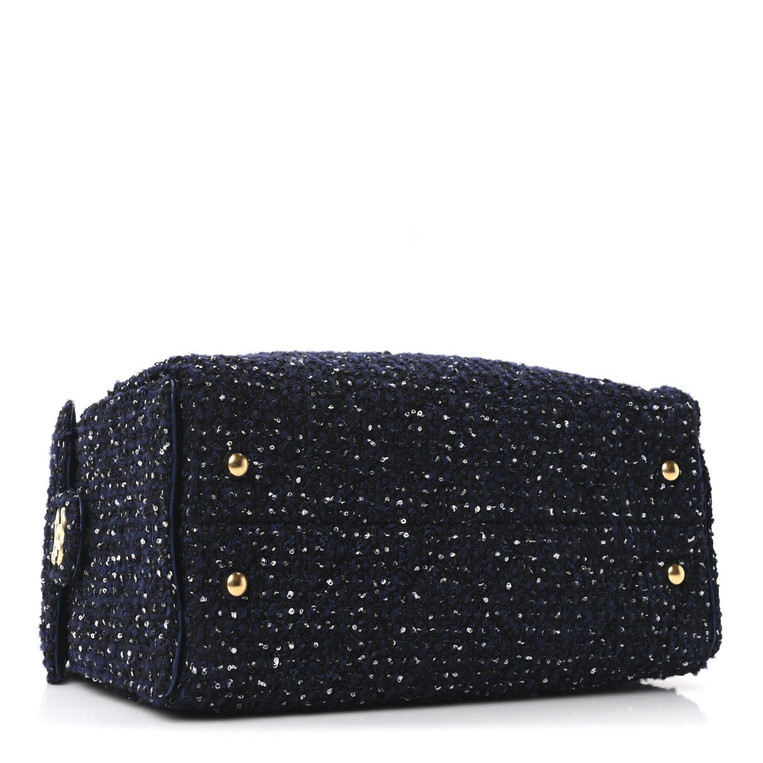 Tweed Quilted Small Chanel 25 Handbag Blue