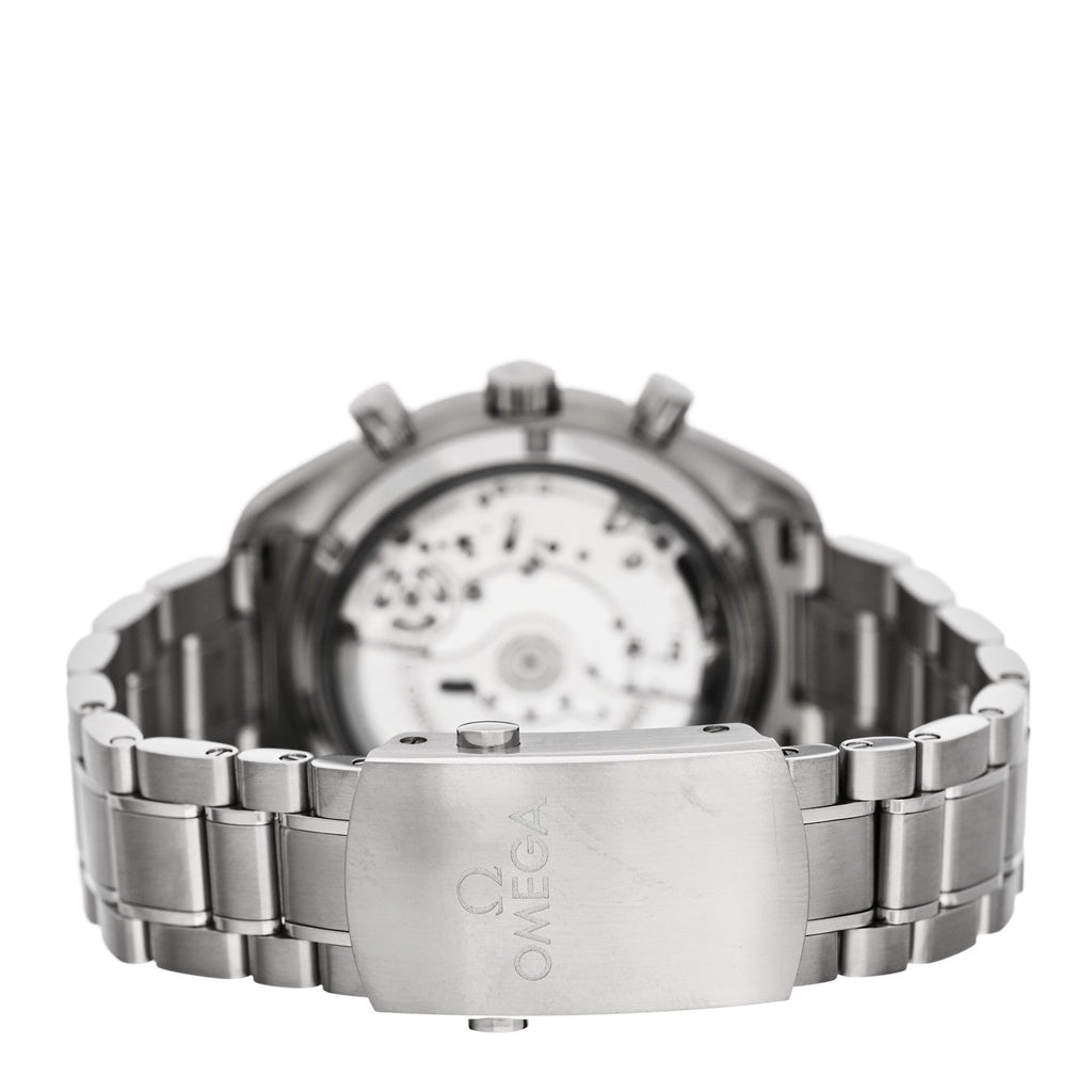 Stainless Steel 44mm Speedmaster Racing Co-Axial Master Chronometer Chronograph Automatic Watch White 329.30.44.51.04.001