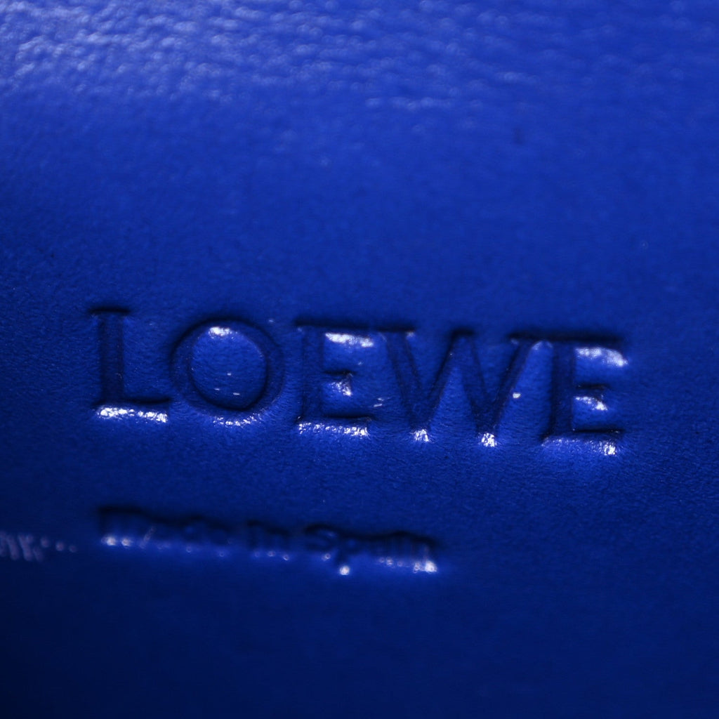 Calfskin Small Barcelona Shoulder Bag Royal Blue