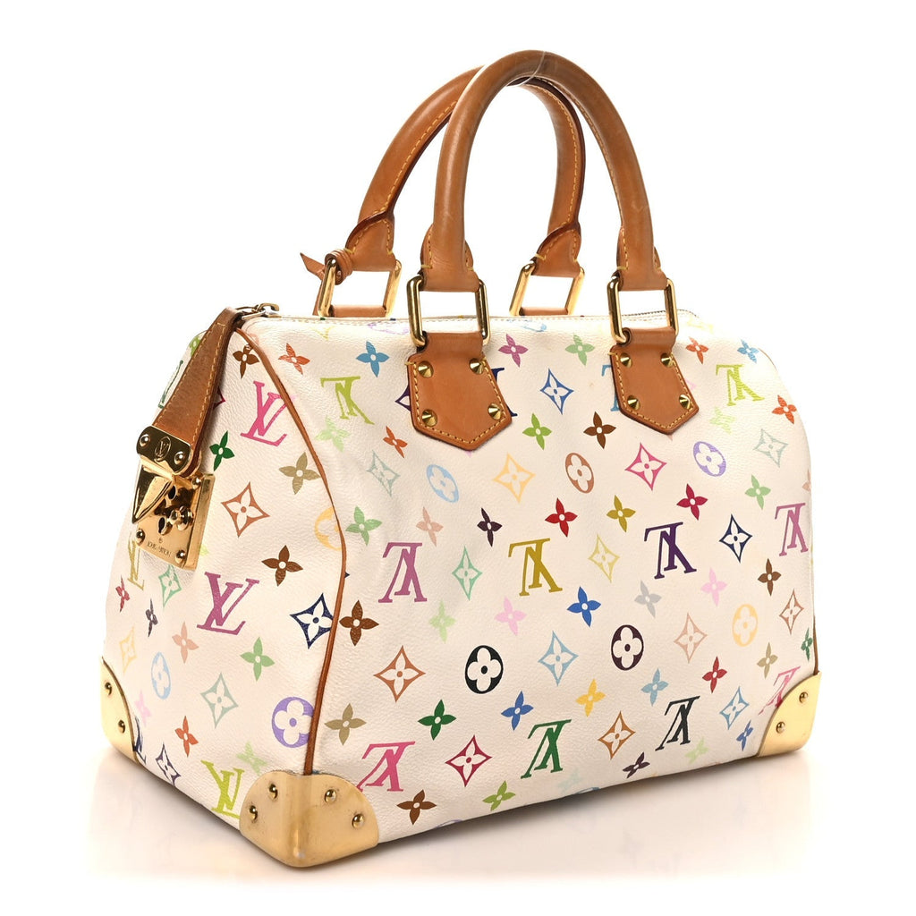 Monogram Multicolor Speedy 30 White