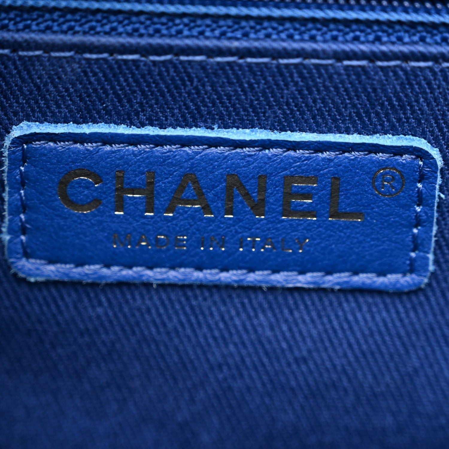 Caviar Quilted Small Business Affinity Flap Dark Blue