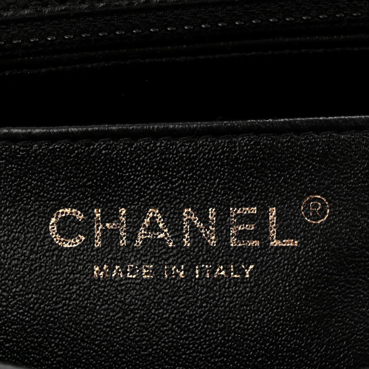 Caviar Quilted Mini Rectangular Flap Black
