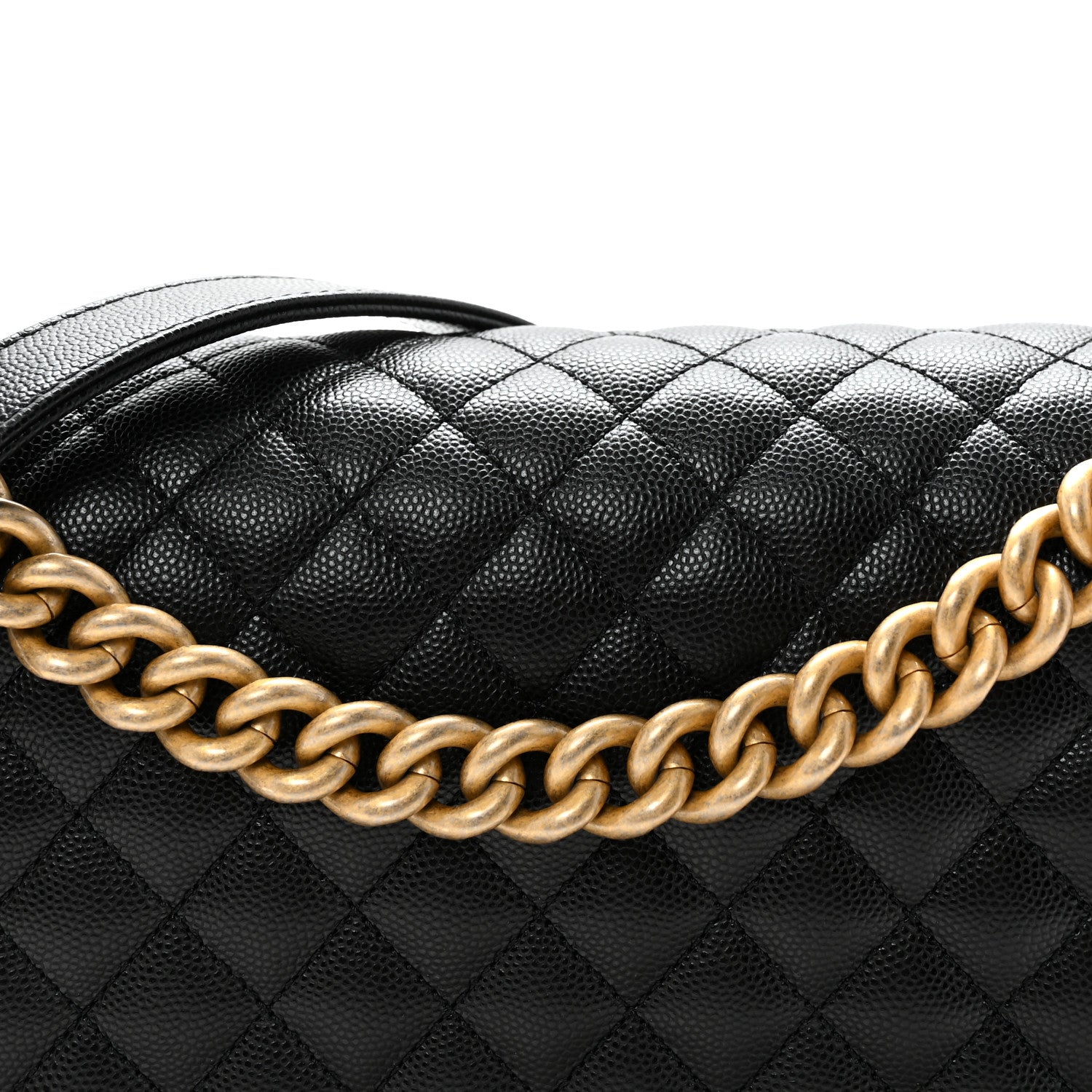 Caviar Quilted New Medium Boy Flap Black