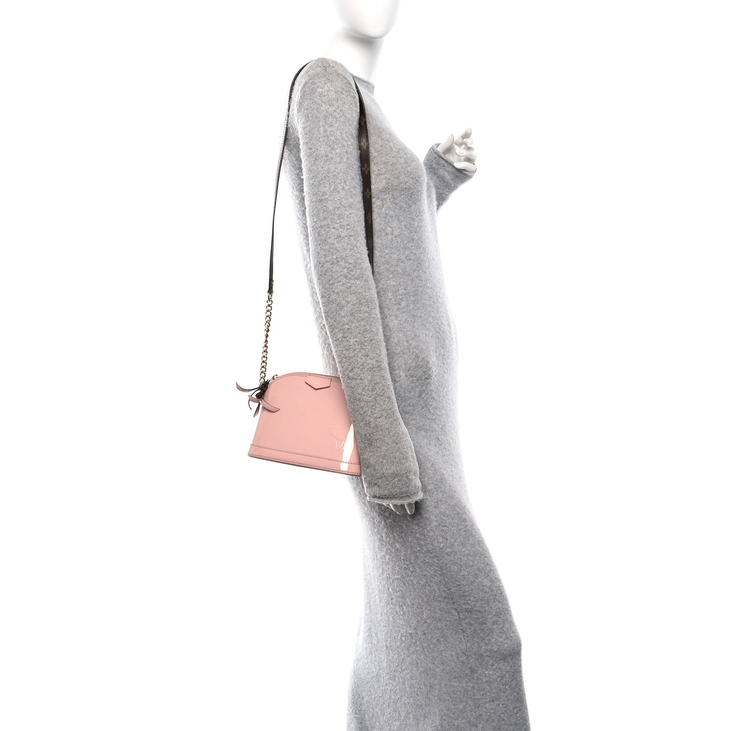 Vernis Monogram Alma Mini Rose Ballerine