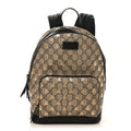 GG Supreme Monogram Bees Print Small Day Backpack Beige Oro Black