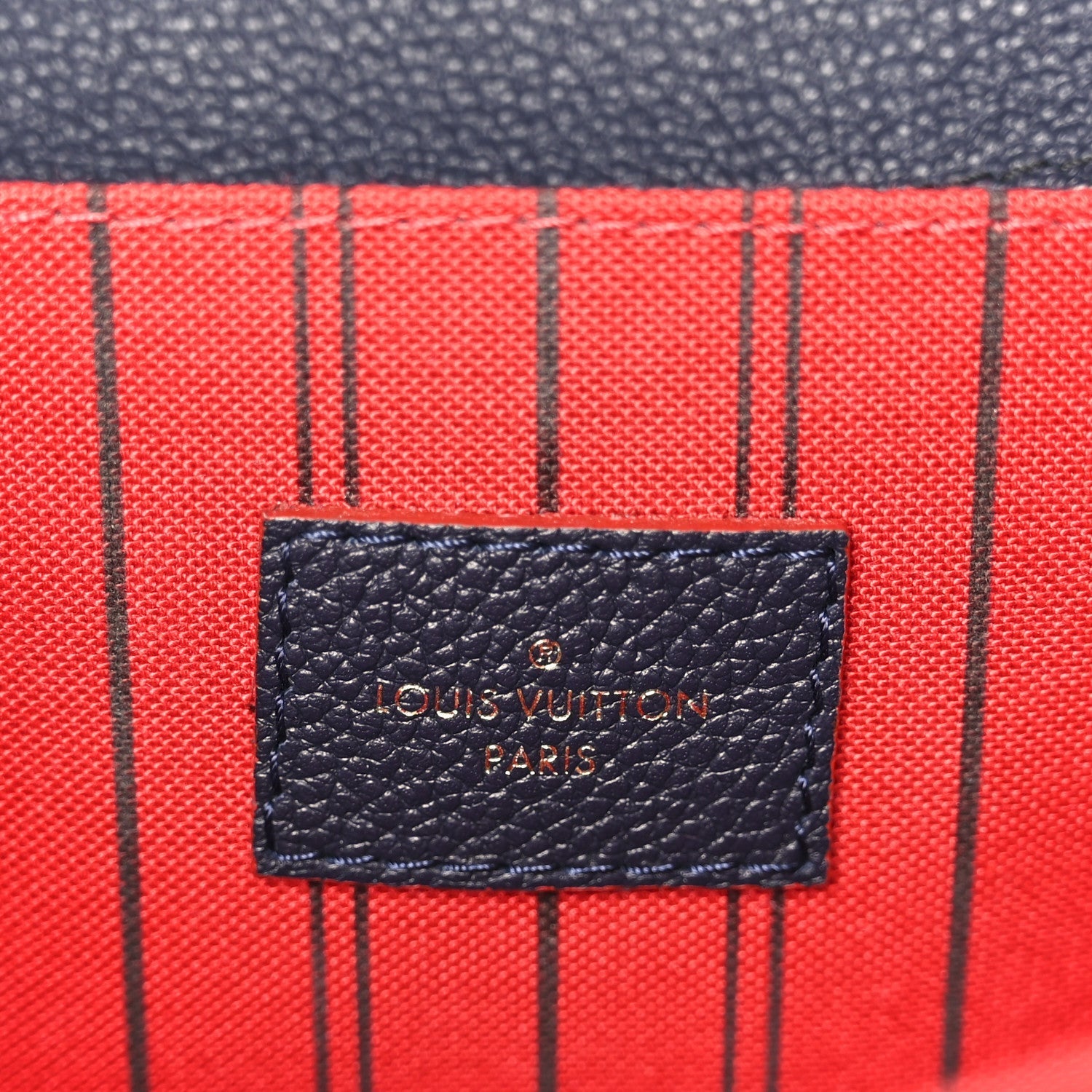 Empreinte Pochette Metis Marine Rouge