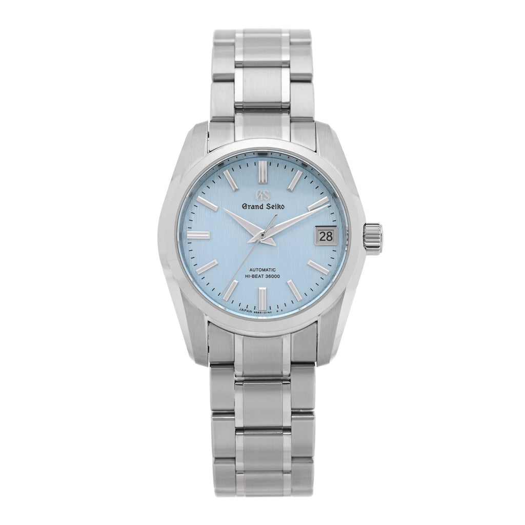 Stainless Steel 38mm Heritage Collection Automatic Watch Blue SBGH347G