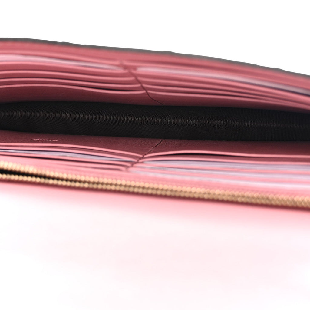 Guccissima Icon Chain Wallet Carmine Rose
