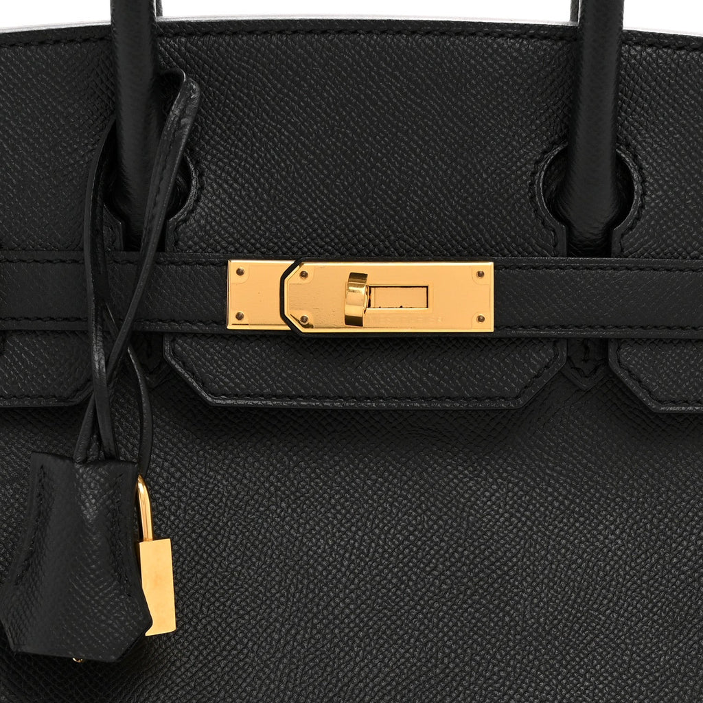 Epsom Birkin 30 Black