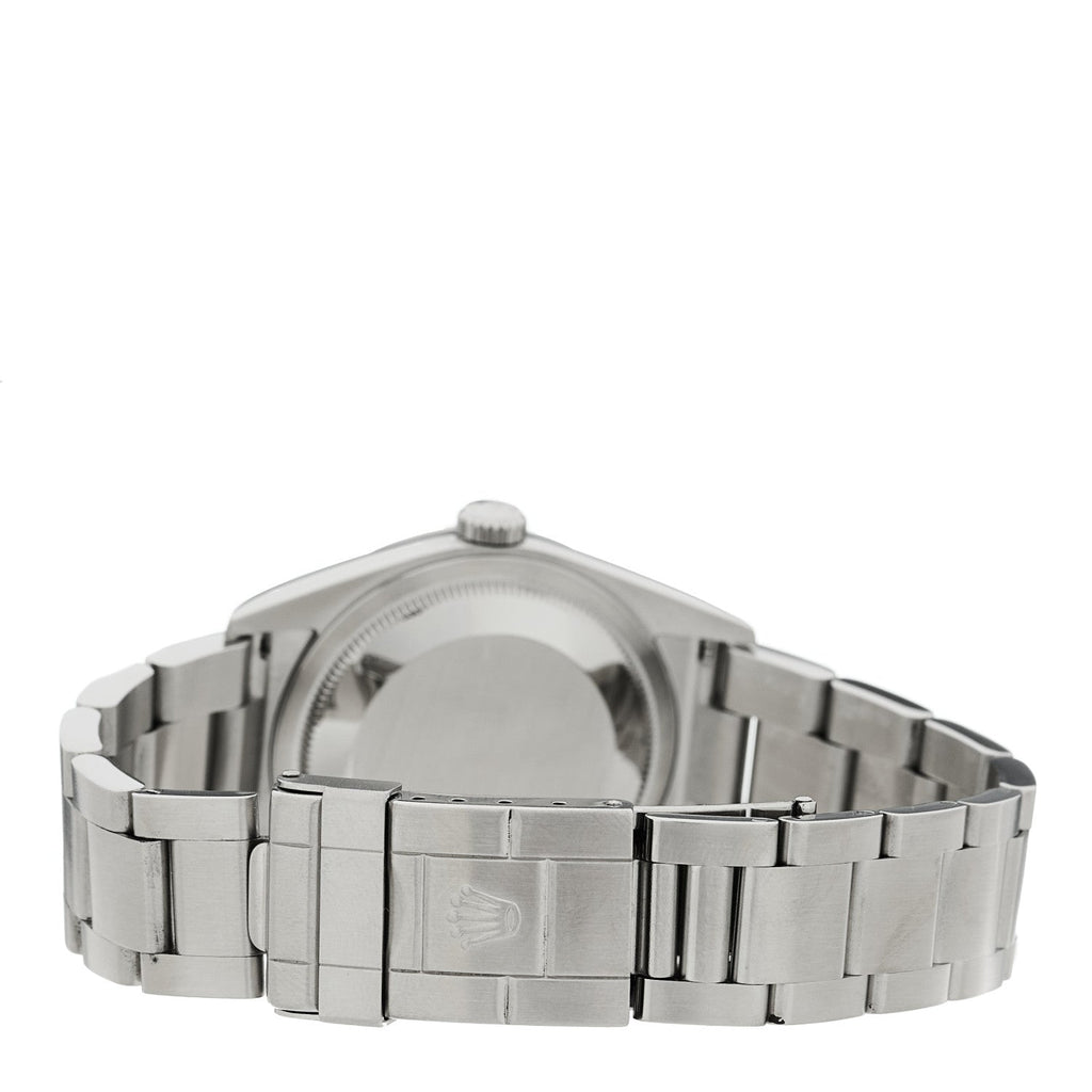 Stainless Steel 39mm Oyster Perpetual Explorer Watch Black 114270