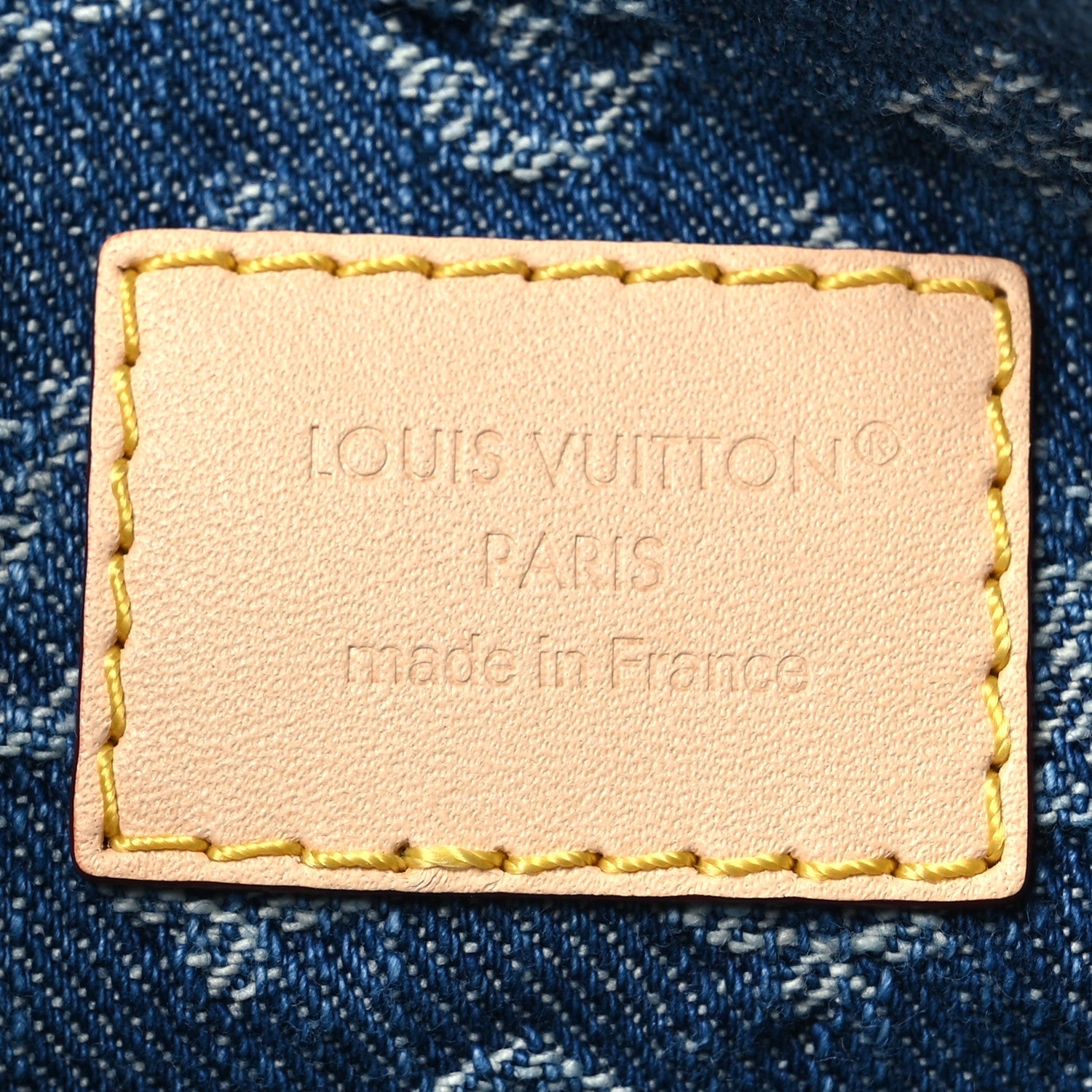 Monogram Pochette Accessories Cargo  Blue Denim