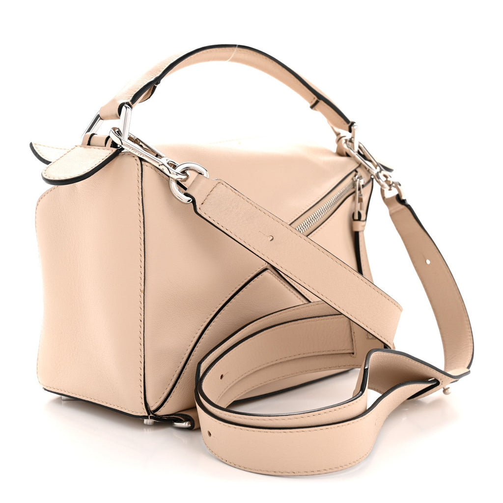 Calfskin Small Puzzle Bag Ash