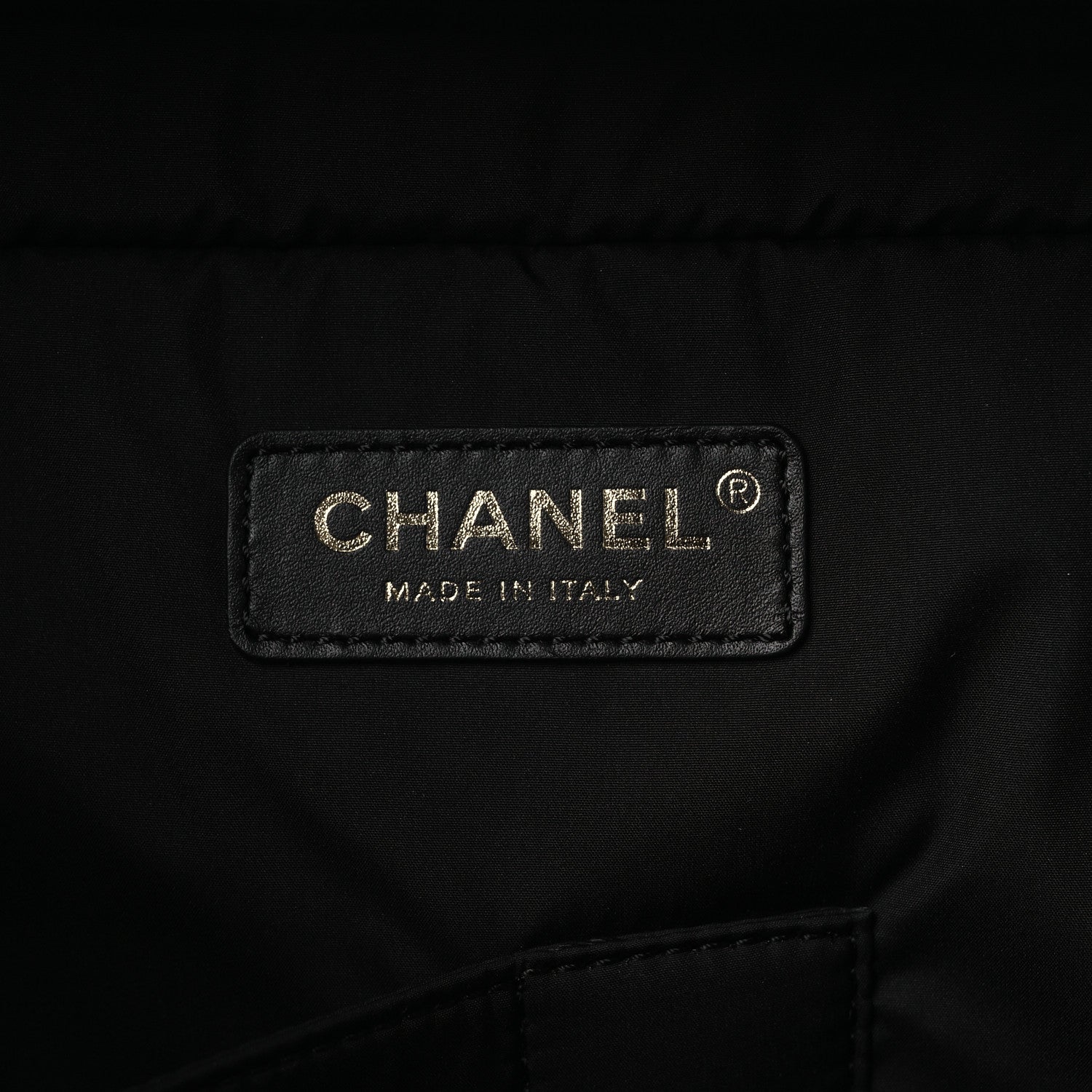 Shiny Grained Calfskin Quilted Large Travel Bowling Bag Black