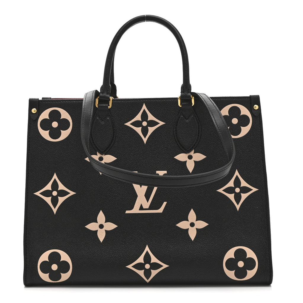 Empreinte Monogram Giant Onthego MM Black Beige