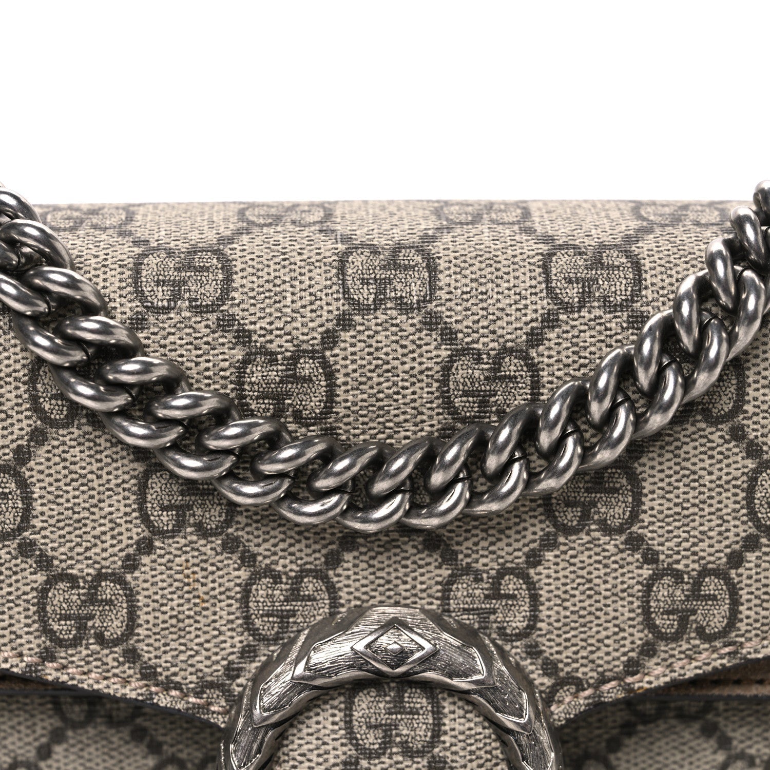 GG Supreme Monogram Mini Dionysus Shoulder Bag Taupe