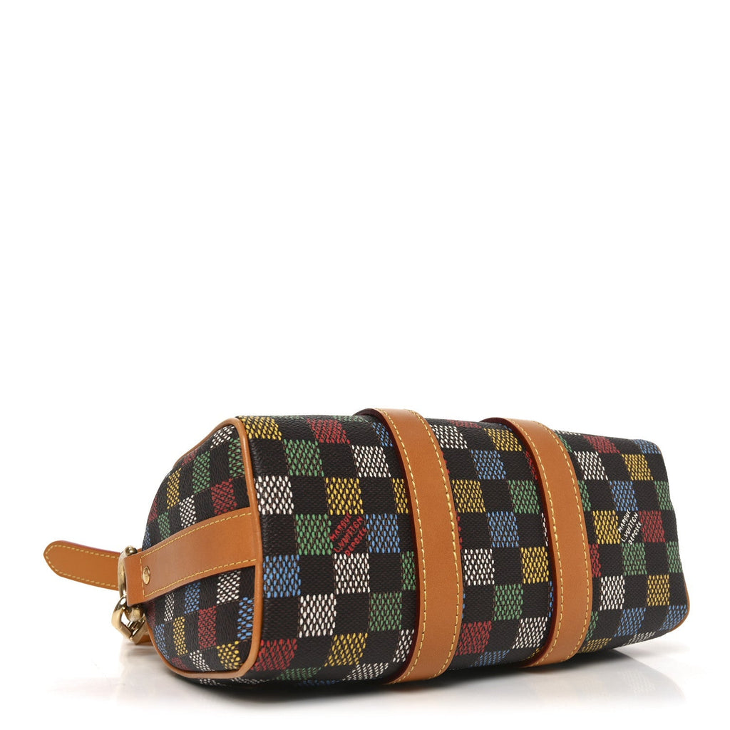 LV Vers Damier Ebene Keepall Bandouliere 25