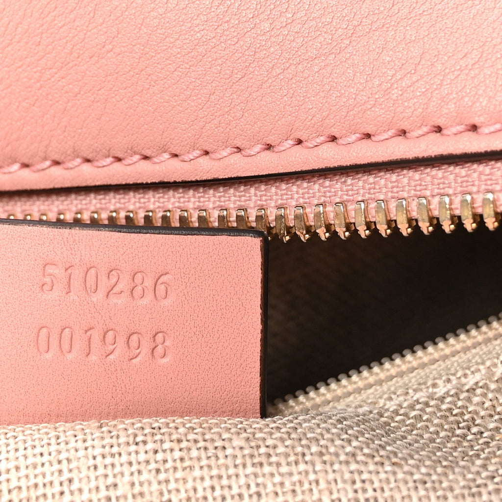 Soft Microguccissima Medium Crossbody Bag Soft Pink