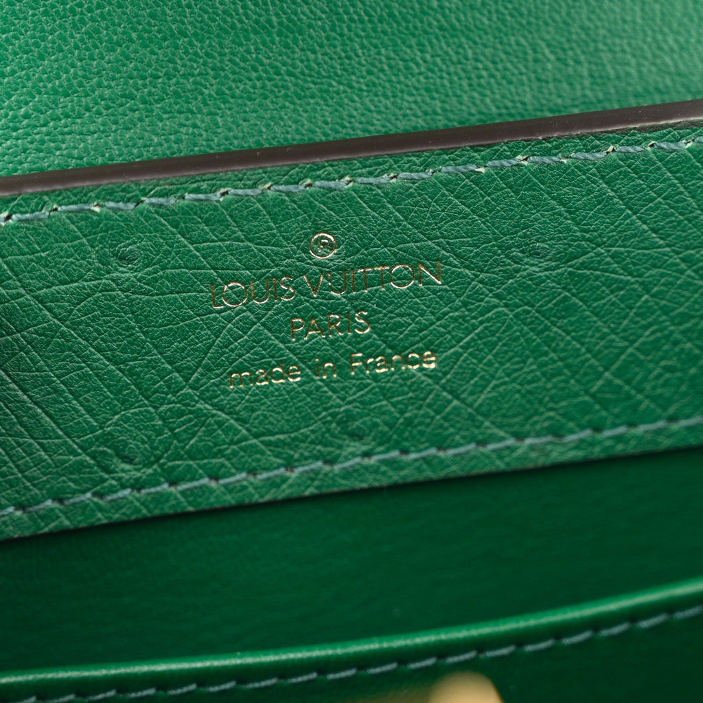 Ostrich Capucines Mini Mint