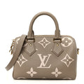 Empreinte Monogram Giant Speedy Bandouliere 20 Creme Beige
