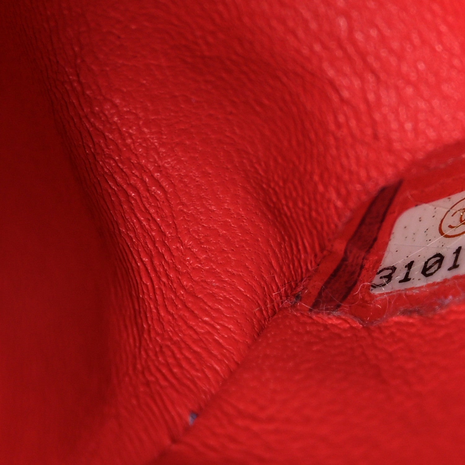 Caviar Quilted Medium Double Flap Red