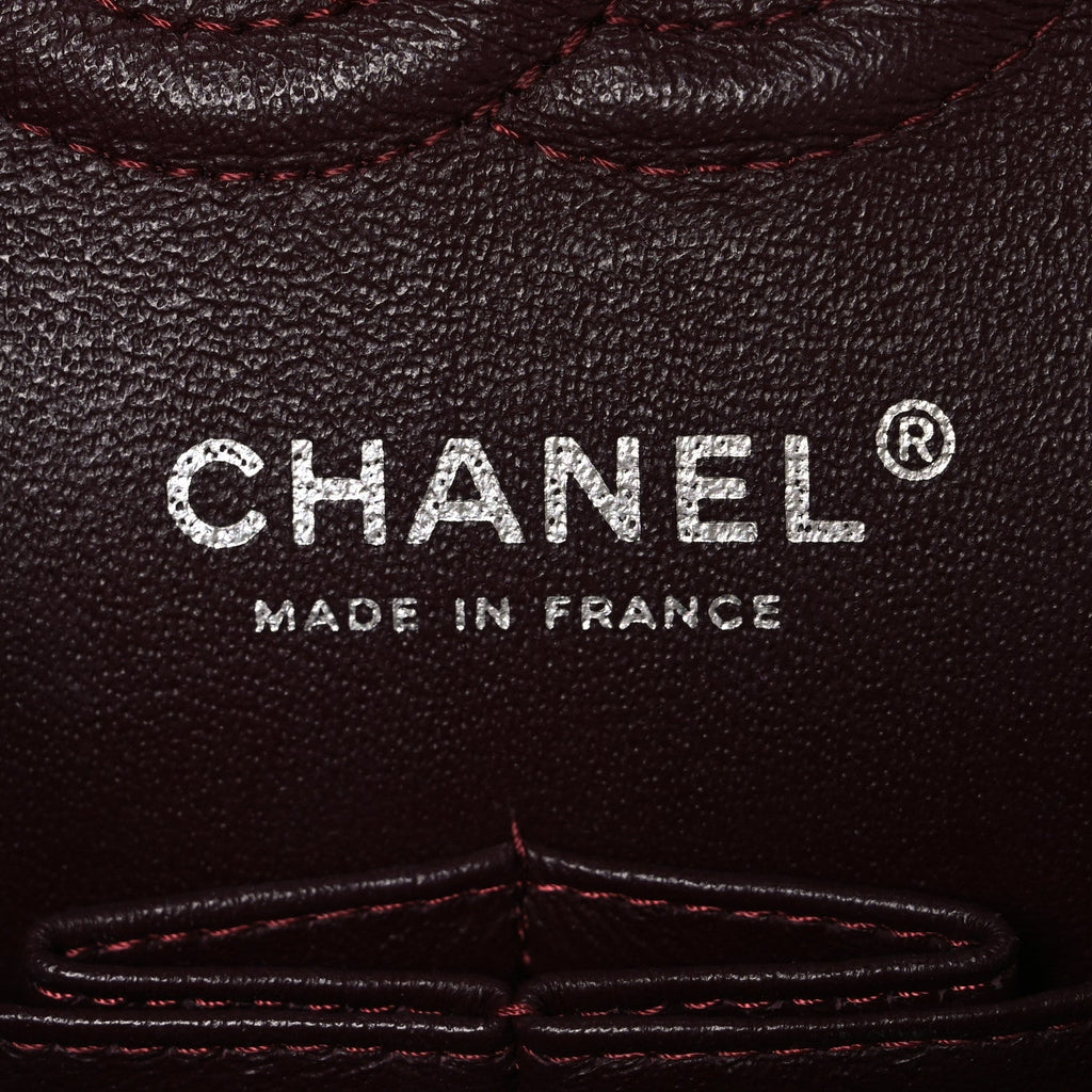 Lambskin Quilted Small Double Flap Black