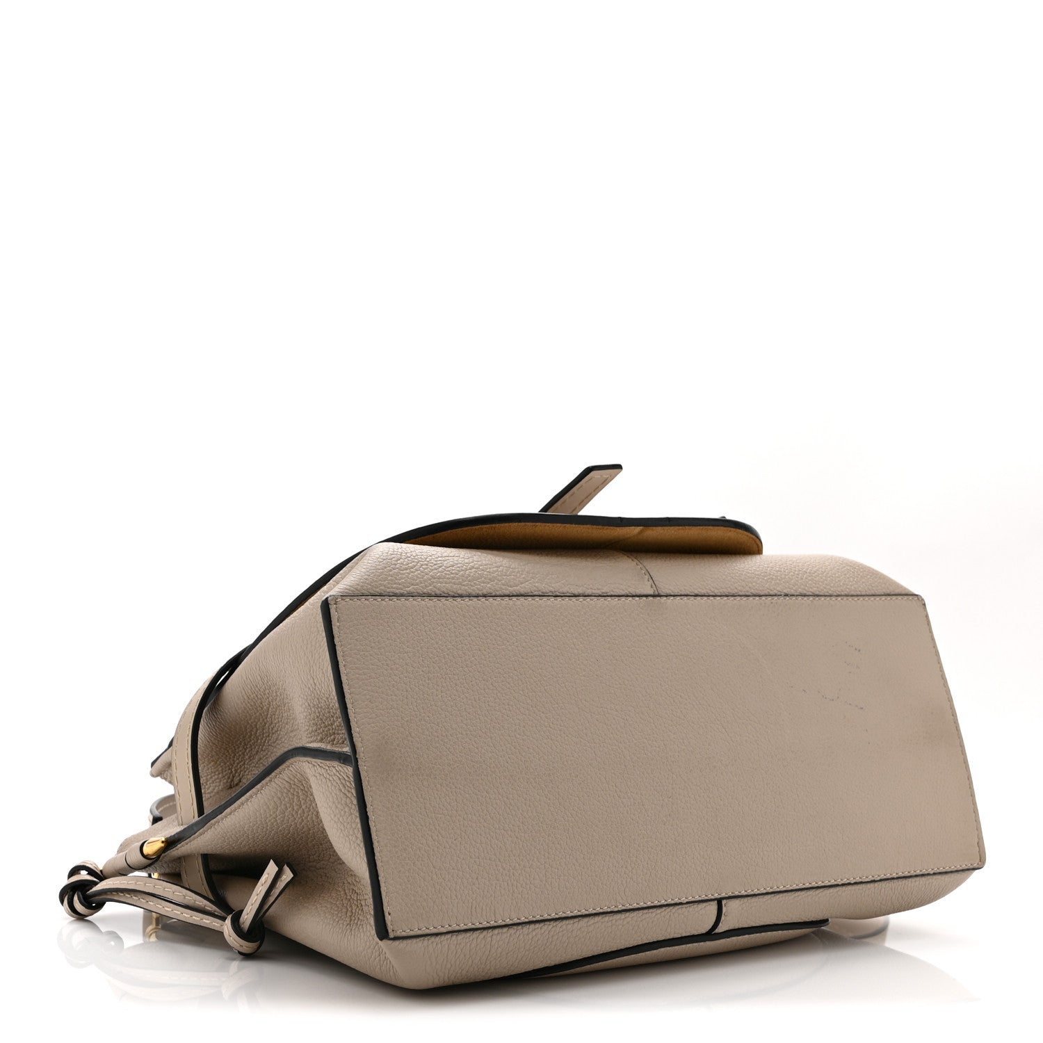 Calfskin Mini Gate Tote Light Oat