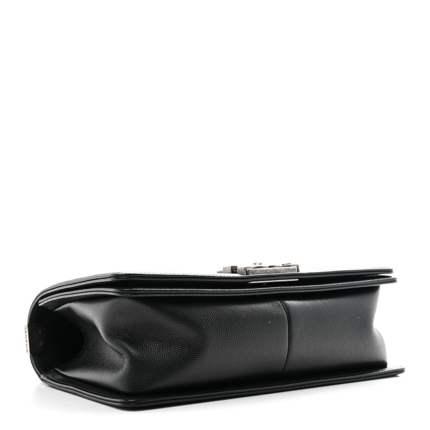 Caviar Quilted Medium Boy Flap Black