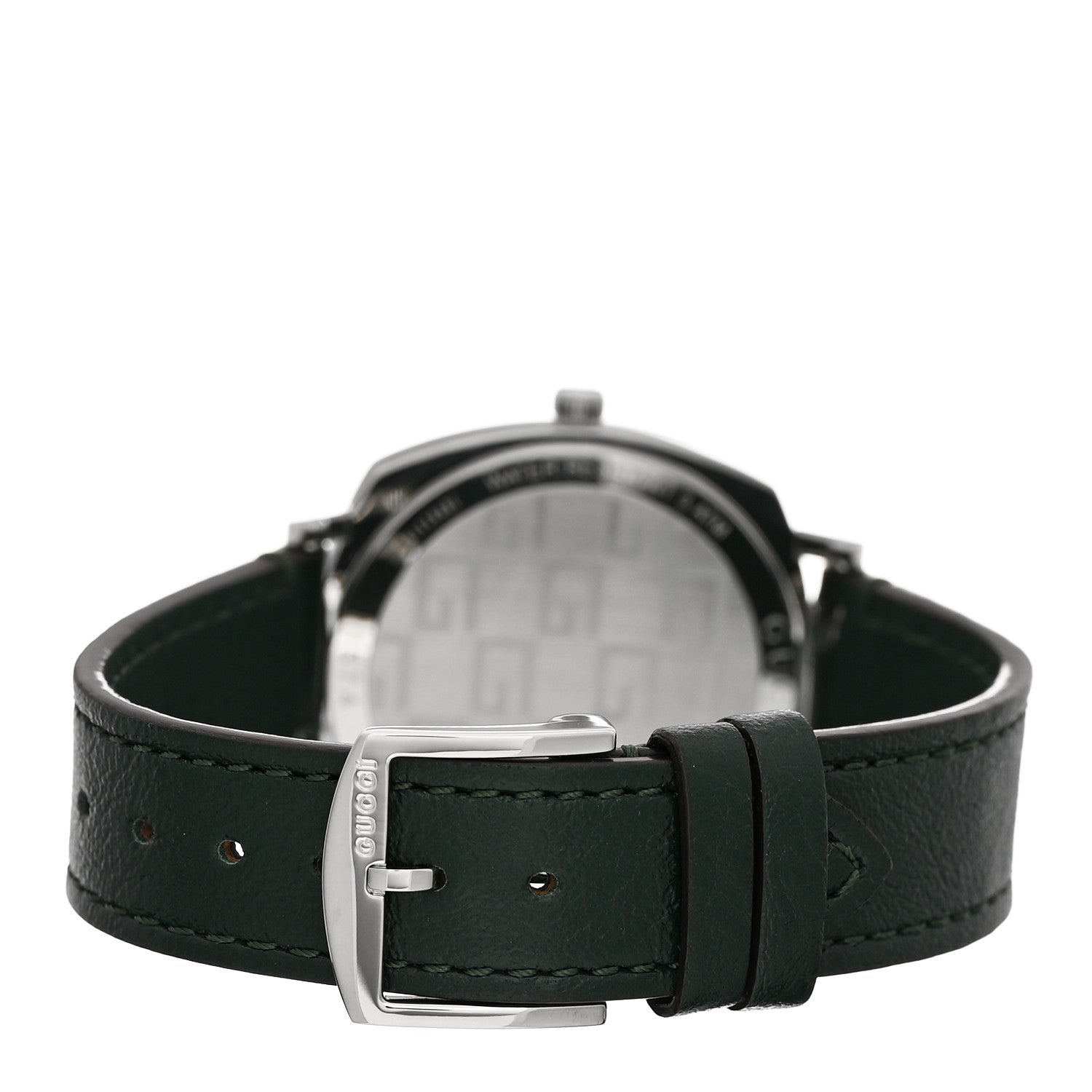 Stainless Steel Calfskin 35mm Grip Quartz Watch Green