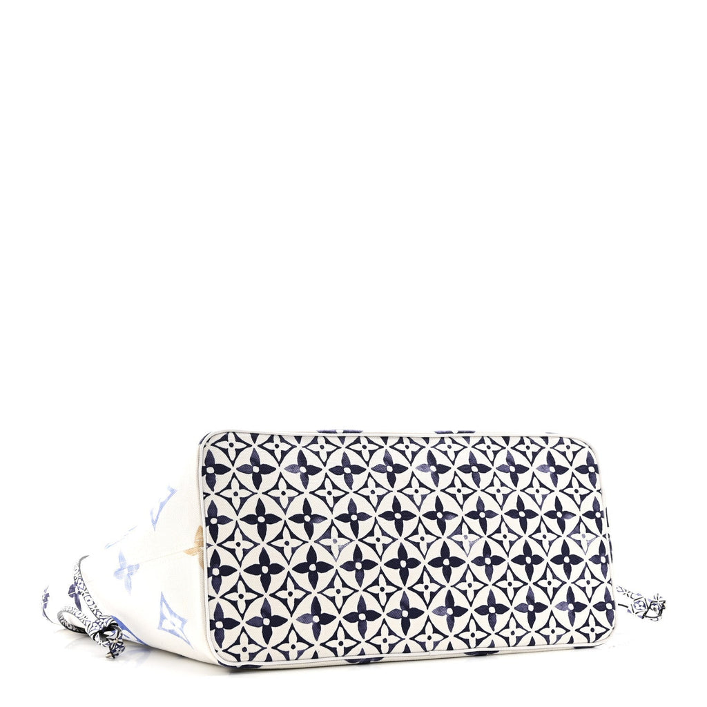 Monogram Canvas By The Pool Okinawa 2.0 Neverfull GM Blue