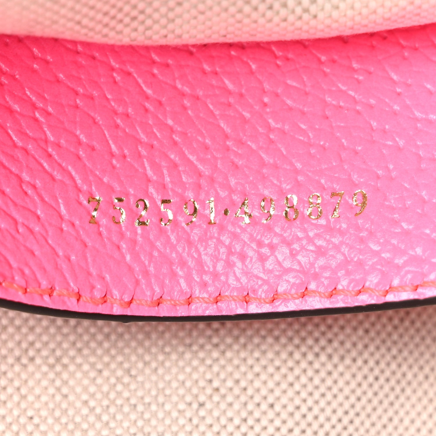 GG Supreme Monogram Textured Dollar Calfskin Web Ophidia Small Crossbody Bag Beige Ebony Fuchsia