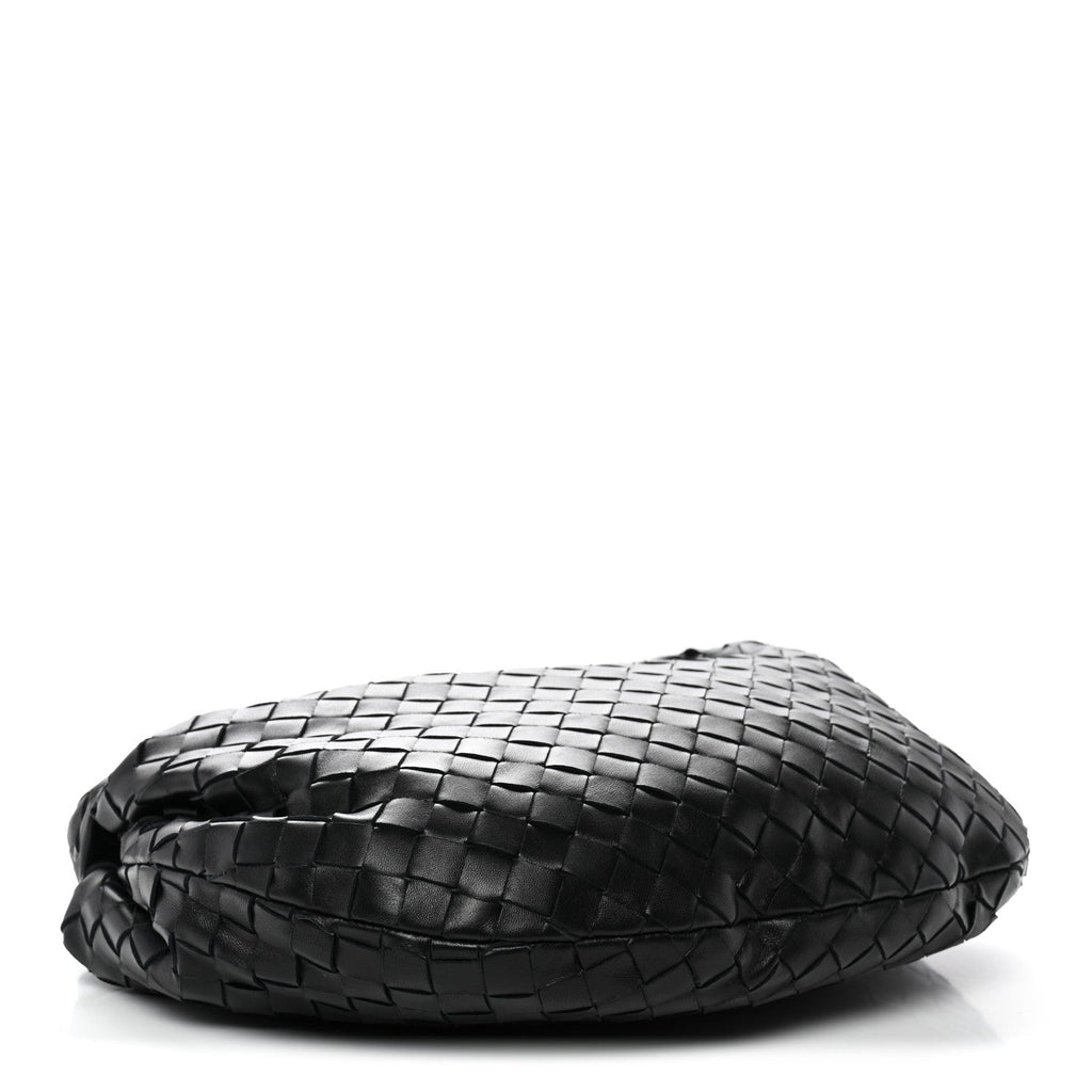 Nappa Intrecciato Teen Jodie Hobo Black