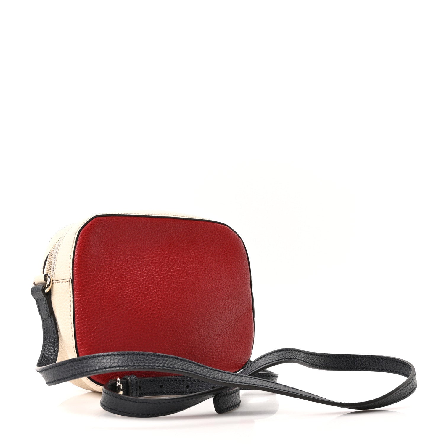 Dollar Calfskin Small Soho Disco Bag Hibiscus Red Mystic White Blue