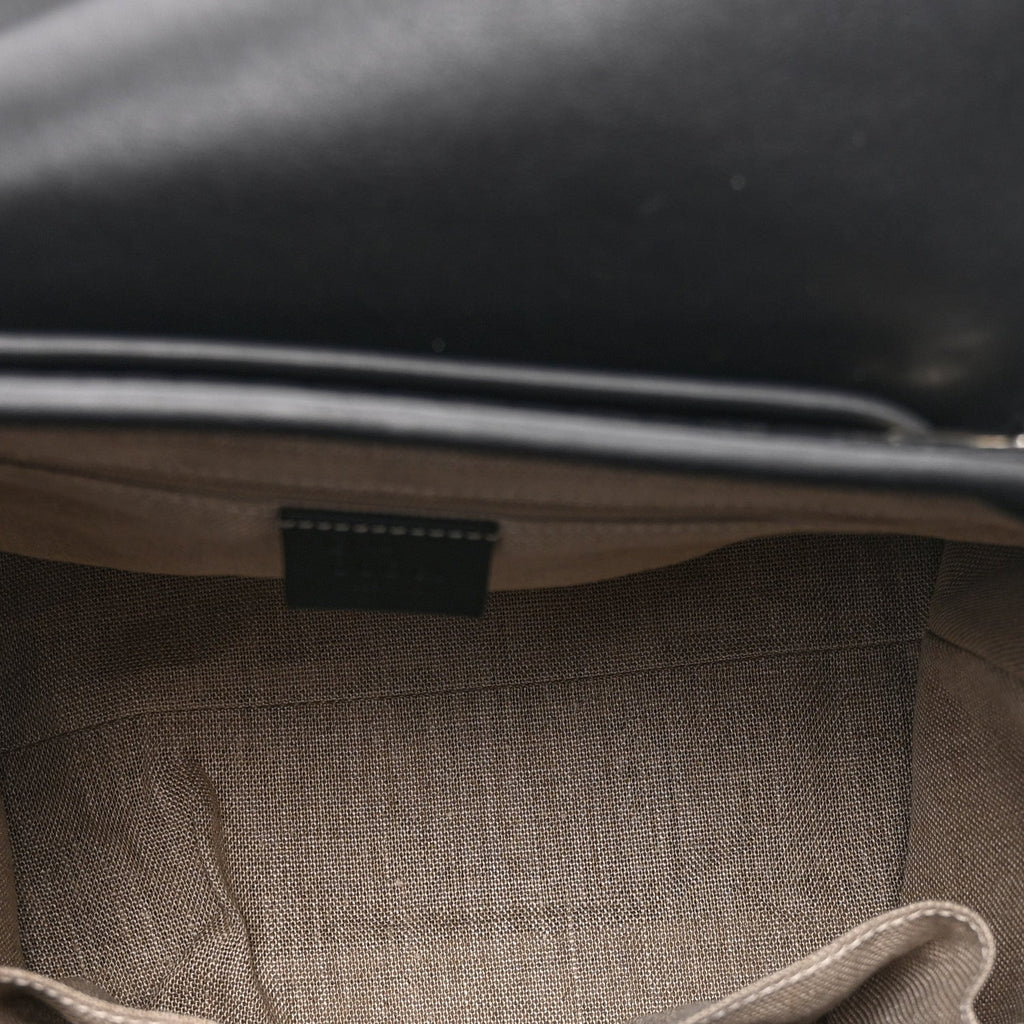 Microguccissima Drawstring Backpack Black