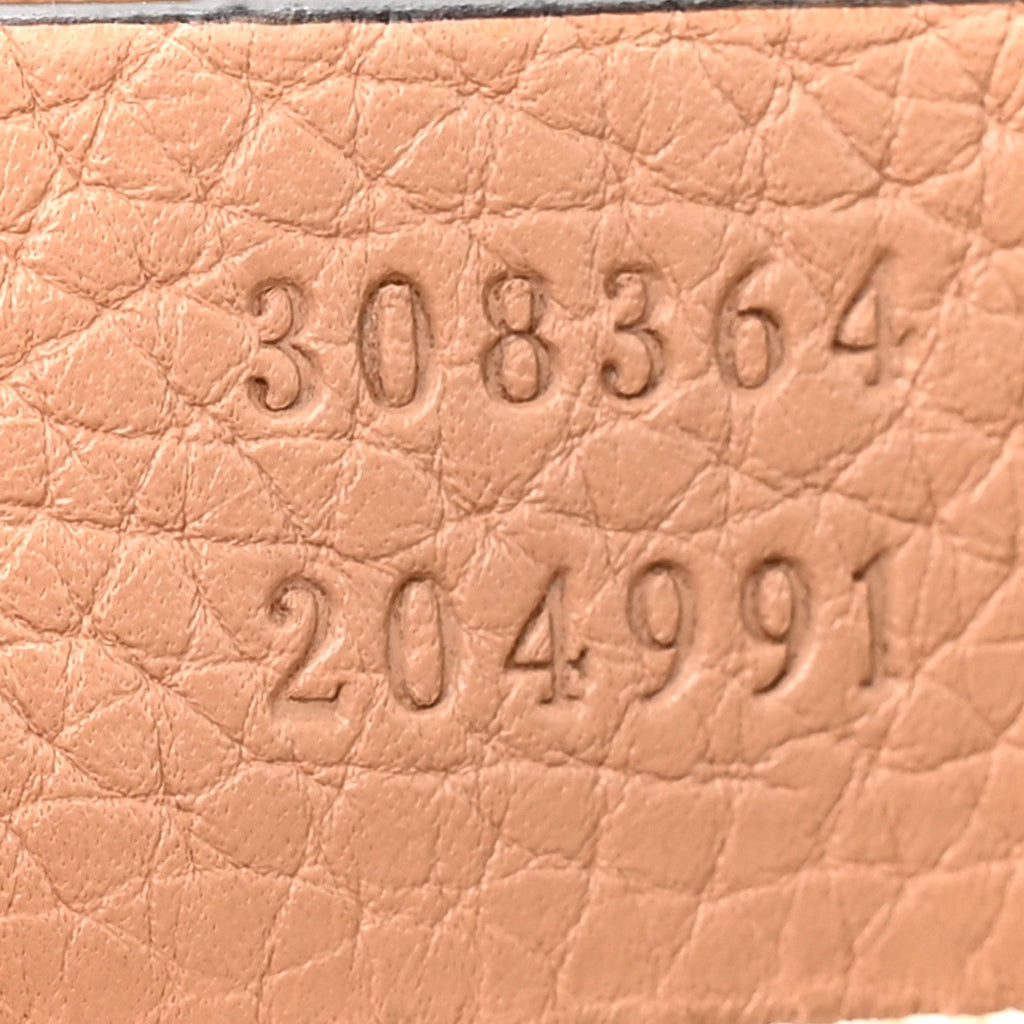 Pebbled Calfskin Small Soho Disco Bag Camelia