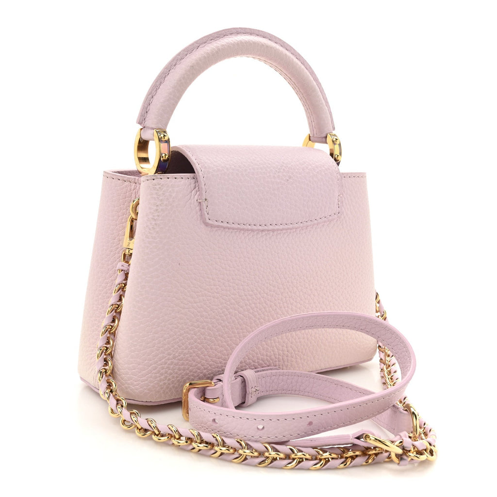 Taurillon LV Ski Capucines Mini Pearly Lilac