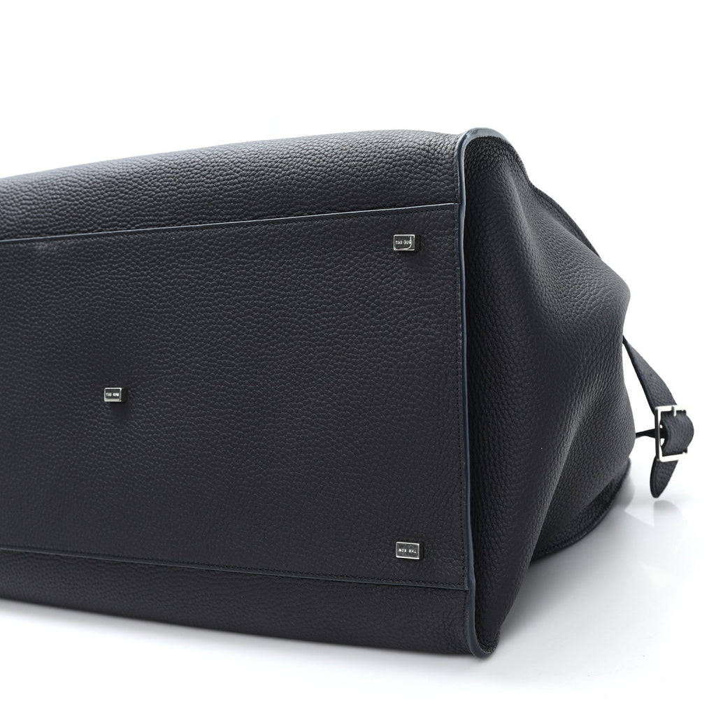 Grained Calfskin Soft Margaux 17 Midnight
