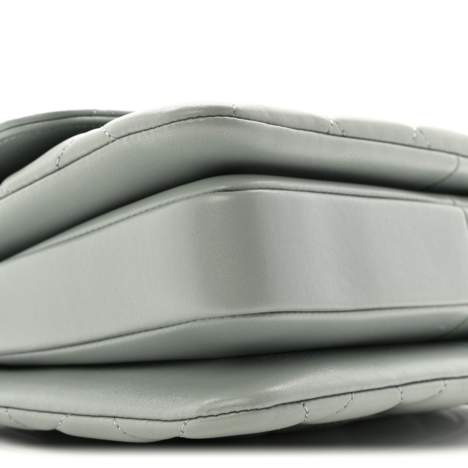 Lambskin Quilted Small Trendy CC Flap Dual Handle Bag Grey