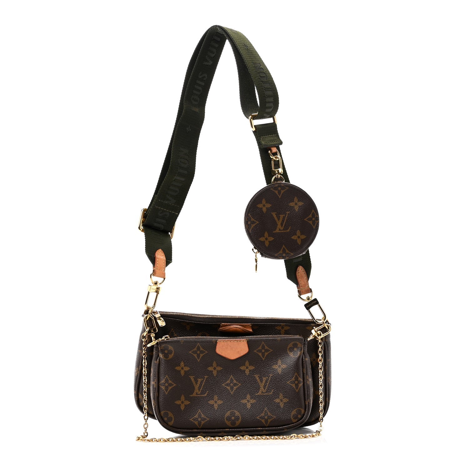 Monogram Multi Pochette Accessories Kaki